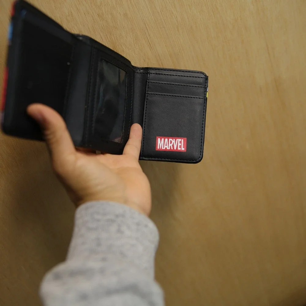 Marvel Comics Avengers Trifold Wallet Spider-Man Iron Man Hulk Captain America